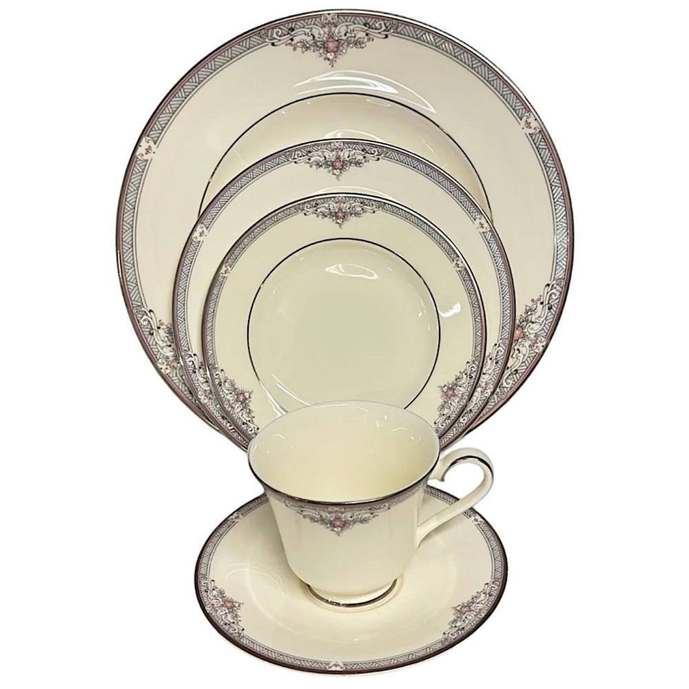 5-pc Royal Doulton “Jillian” Place Settings. 3-available